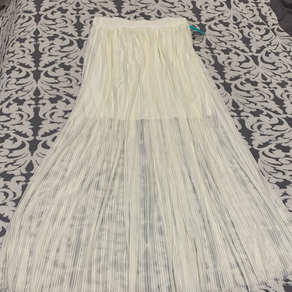 Sheer White Maxi Shirt